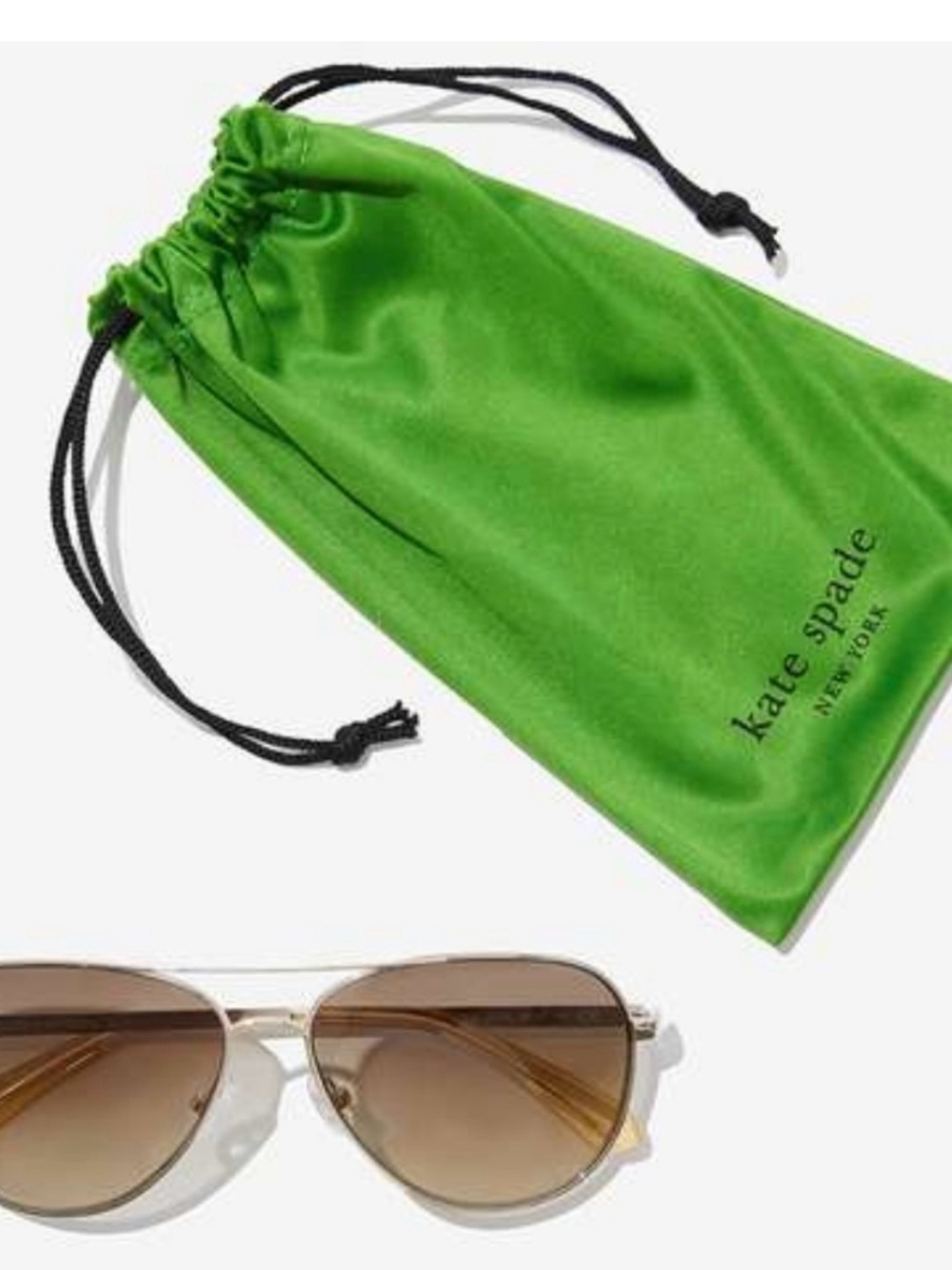 New Kate Spade Emmaline aviator sunglasses - Picture 7 of 9